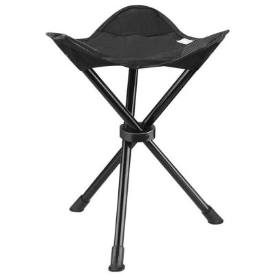 صندلی 3 پایه مشکی مسافرتی