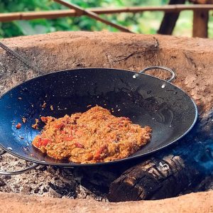 ساج تفلون تابه طبیعت گردی 42 سانتیمتری